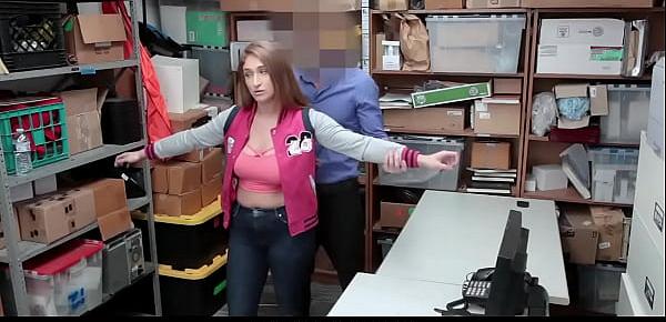  Teen Fucked by Security Officer While Mom Watches
